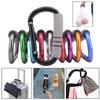 Aluminum Alloys Sponges Shopping Hook D Shaped Carabiner Shopping Bag Hook Clip