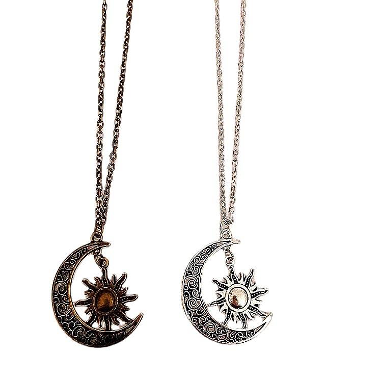 A Necklace Of Moon, Sun, And Stars Suitable For Daily Wear
