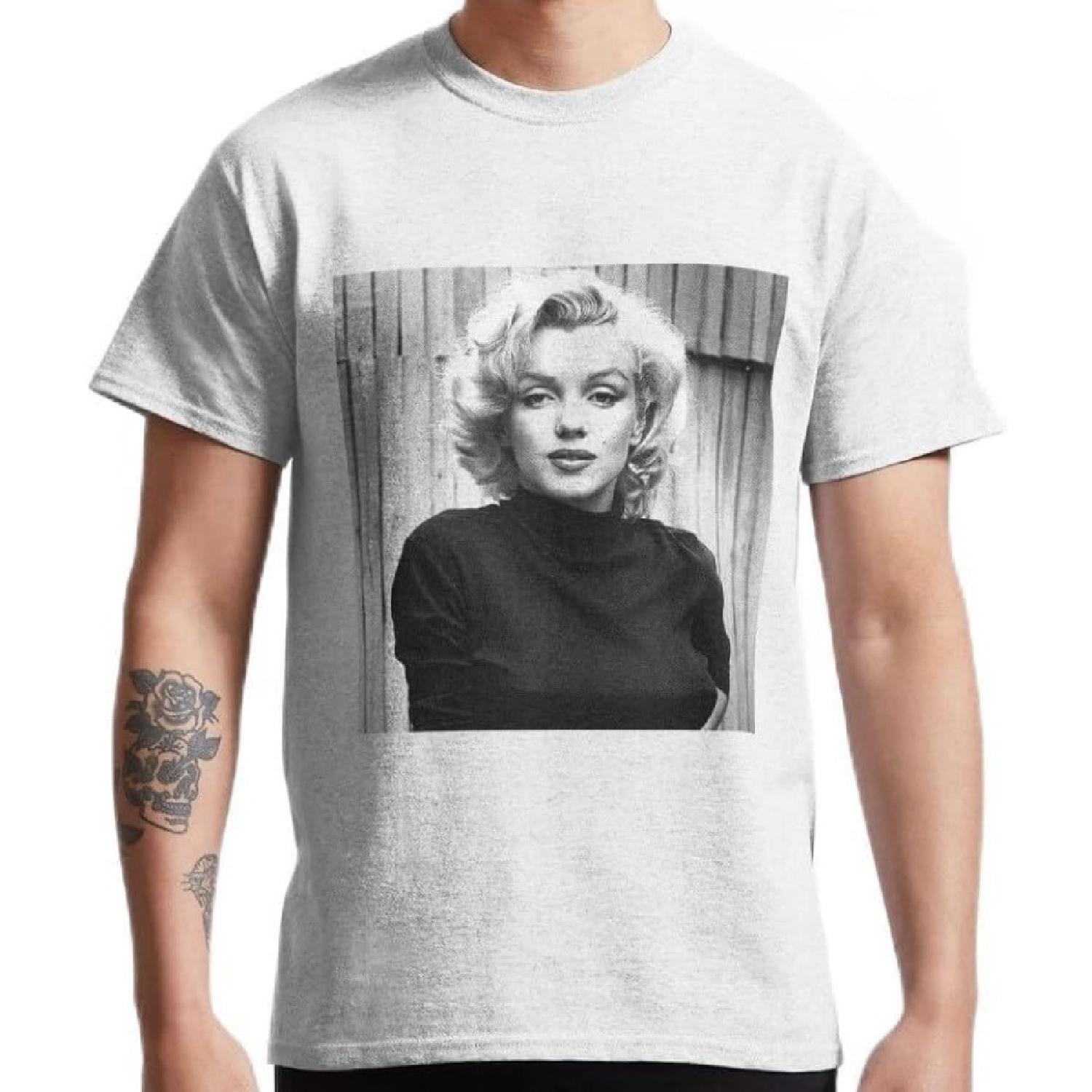 

Marilyn T-Shirt, Tanktop, Long Sleeve, Sweatshirt, Hoodie for Men, Women, Kids XXXXXL білий