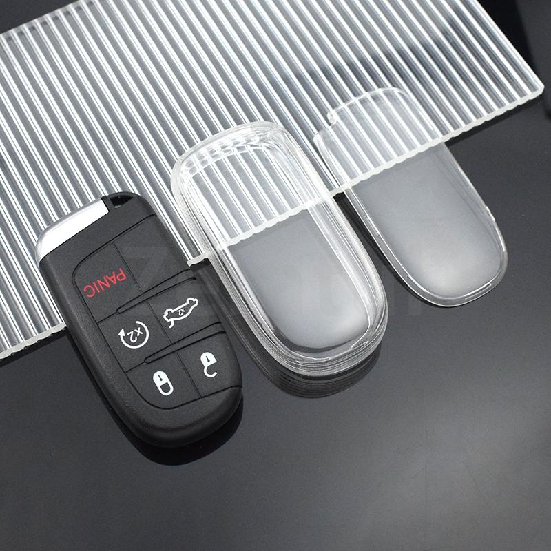 Transparent TPU for Jeep Renegade Compass Grand Cherokee for Chrysler 300C Wrangler Dodge Car Key Cover Case Fob Shell Holder