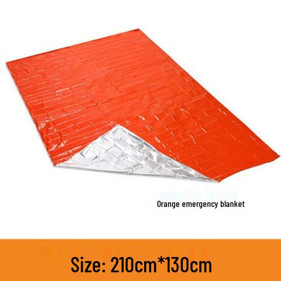 Thermal Emergency Survival Kit: Anti-Hypothermia Tent, Blanket & Space Sleeping Bag