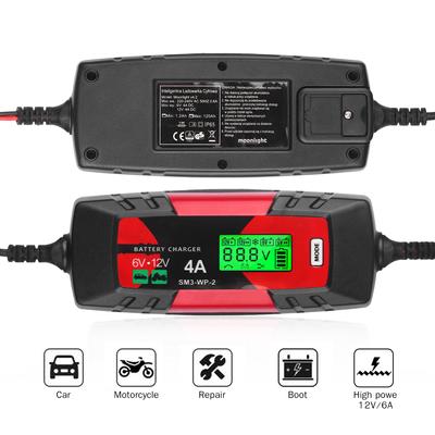 KKmoonCar – chargeur de batterie et mainteneur de batterie, batterie automatique intelligente 6V/12V 4Amp