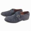 80s-90s Vintage YANKO Monk Strap Shoes Navy Size 8.5EE 26.5 Men's(USED)