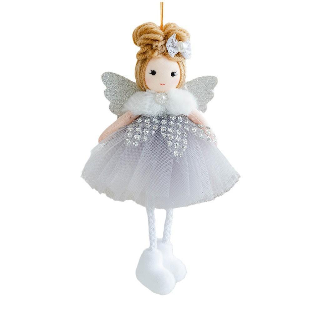 Whimsical 16CM Christmas Angel Doll Pendant for Joyful Holiday Decor