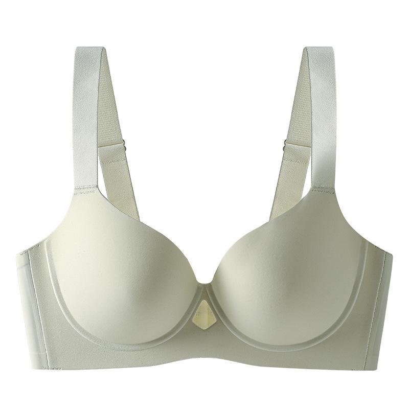 Thin seamless naked feeling large chest display adjustment type anti-sagging lift closed breast bra cover