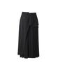 RECODE Asymmetric Pleats Skirt Rqkaa25537Bkx