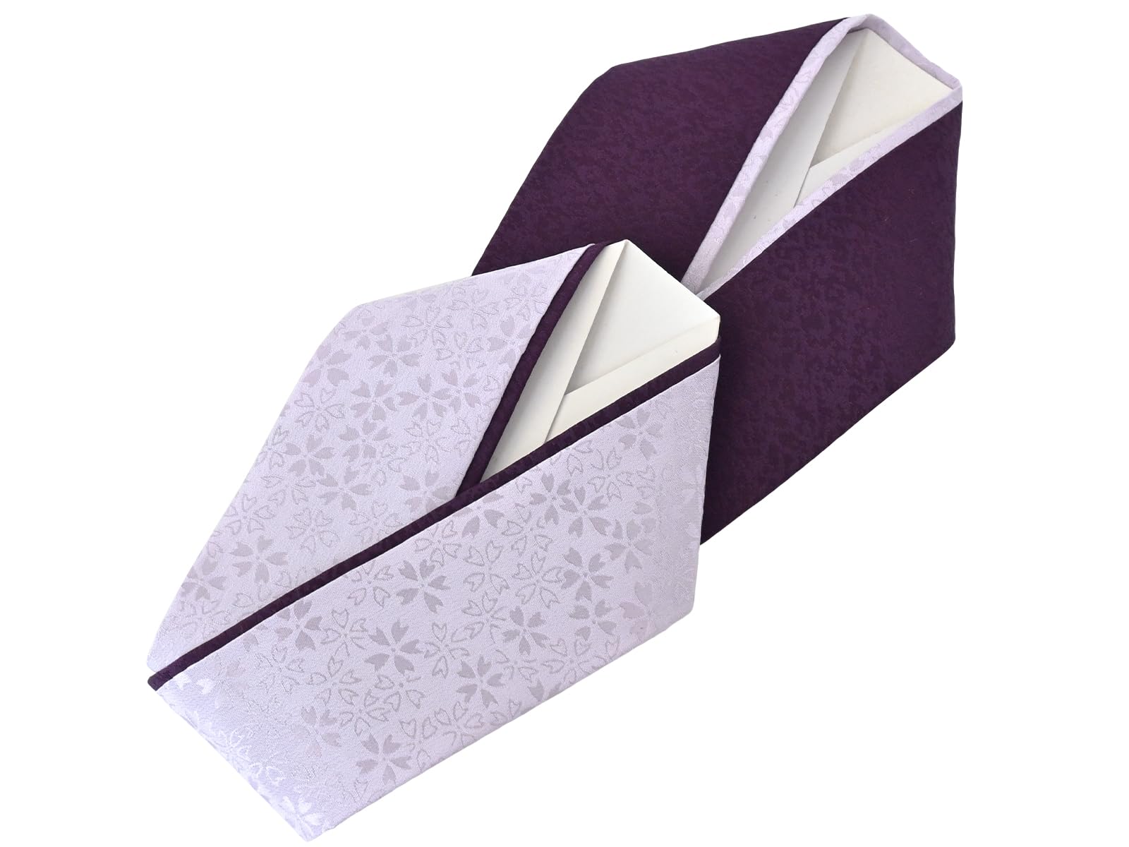 

[Sarasa] Luxurious Reversible Cherry Blossom Patterned High-Grade Pure Silk Layered CollarDate-Eri (NO.20 Fuji)