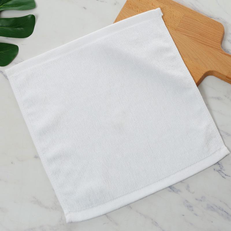 

Утолщенное впитывающее белое полотенце 30*30cm белый