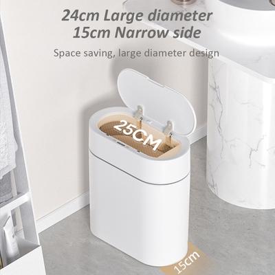 Automatische Smart Sensor Mülleimer Wasserdichte Badezimmer Mülleimer Haushalt Lagerung Müll Eimer Küche Papierkorb