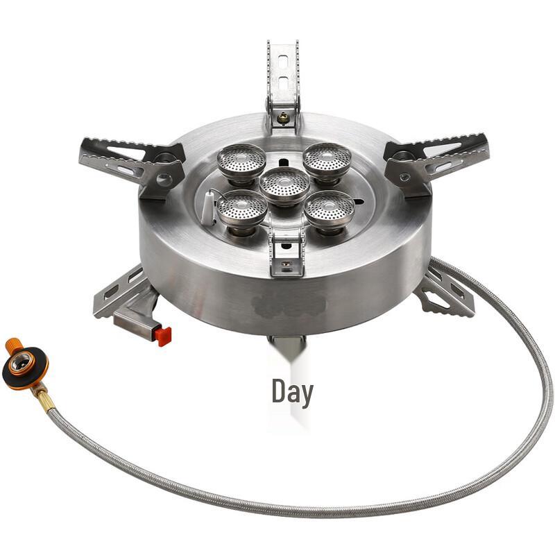 Hanlu Outdoor 5-Burner Windproof Camping Stove