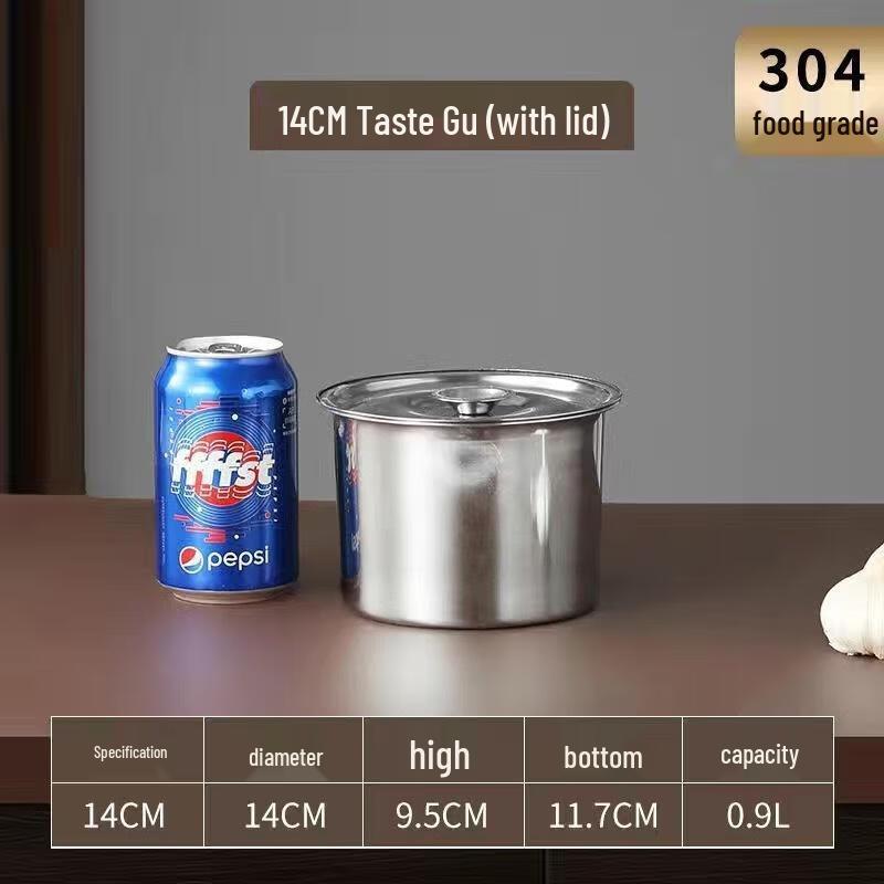 HANDUNYOU Stainless Steel Seasoning Jar