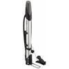 BRIDGESTONE Mobile Pump Bicycle Air Pump Silver with Adapter for Balls and Floaters Presta-style, American-style, English-style PM-GM06 P3915 A400300