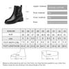 Fashion Women's Winter Boots Fashion Shoes Large Size 2025 Genuine Leather Women's Short Boots Natural Wool Mid-heel Ladies Ankle Boots