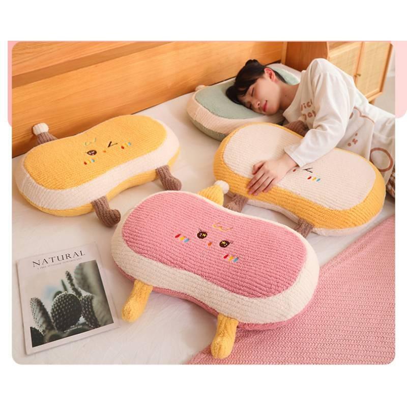 Cozy And Plush Dopamine Series Hat Doll Memory Foam Pillow Ideal For Office Relaxation