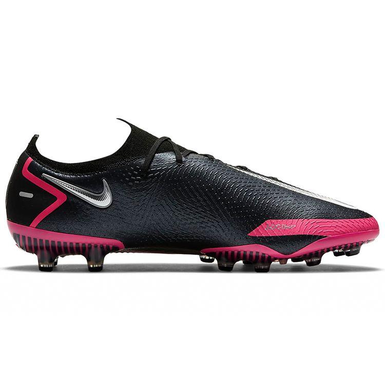 Nike Phantom GT Elite AG Pro Black Pink Blast Unisex Sneakers Metallic-Silver CK8438-006