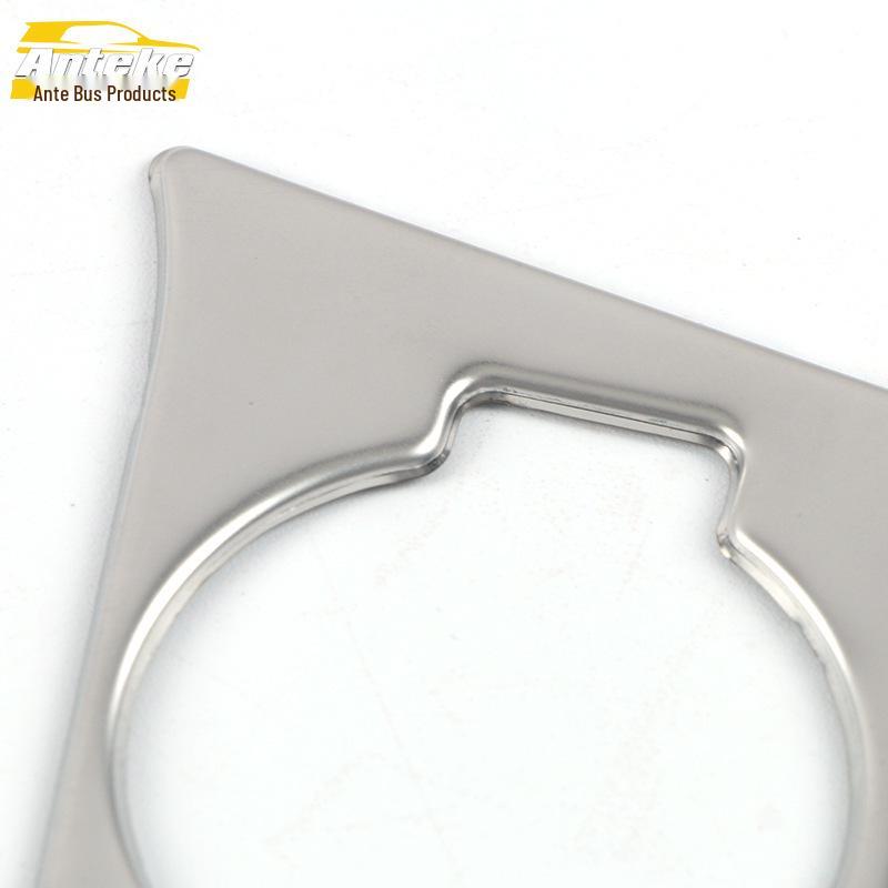 IX35 Cigarette Lighter and Ashtray Decorative Stickers - Stainless Steel Center Console Car Accessories for 21 Models