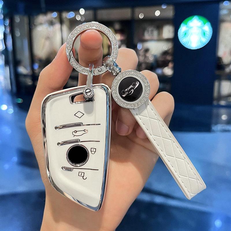 Tpu Car Key Case Cover Shell Fob For Bmw X1 X3 X4 X5 F15 X6 F16 G20 G30 1 3 5 7 Series G11 G32 F11 F39 F48 G01 G02 G07