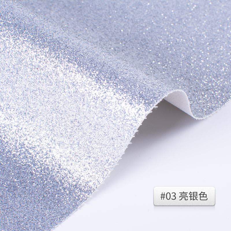 Faux Leather Fabric Glitter By The Meter for Upholstery Sofa Covers Diy Sewing Sequin PU Cloth Decorative Thickened Black White