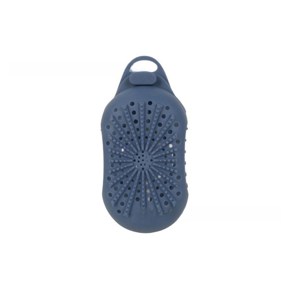 Quick-Dry Silicone Soap Bag Double-Sided Texture Gentle Exfoliating Dual-Sided Soap Scrubber Deep-Clean Reusable
