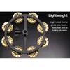 MEINL Percussion Headliner Series Hihat Tambourine Hammered Brass 1row HTHH1B-BK