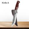 Professional Kitchen Knives Handmade Bone Cleaver Boning Chef Knife Stainless Steel Knife Peeling Fruit Forged Meat Cutting