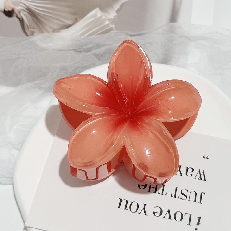 

Солодка заколка для волосся Bohemian Beach Vacation 8cm Flower Hair Claw for Women Floral Fashion Girl Hair Accessories Gifts one size колір темно синій пастель