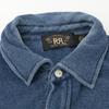 RRL Indigo Cotton Polo Shirt tops M IndigoUsed