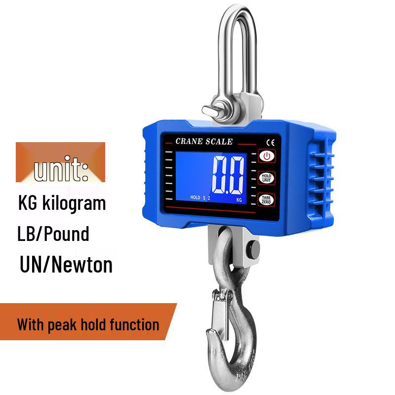 High-Demand Electronic Crane Scale: 1000kg/1T, 1.5T, 2T Handheld Hanging Hook Scale