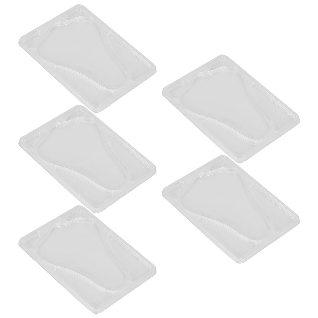 5pcs Transparent DIY Nose Mask Mold Reusable Nose Patch Tray for Facial Mask Machine