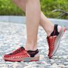 Summer Men Sandals Handmade Leather Hiking Outdoor Beach Shoes Fashion and Casual Sandals Men's Summer Shoes Sandals