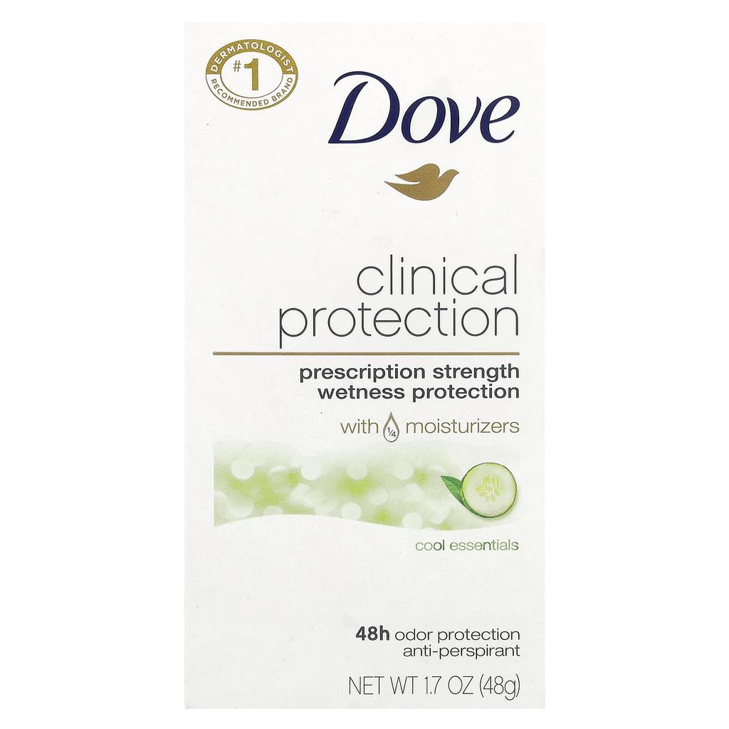 Clinical Protection, Sweat Control Deodorant, Cool Essentials, 48G(1.7Oz)