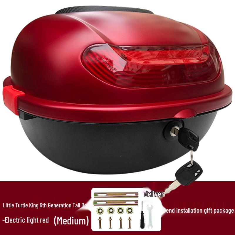 Universal Waterproof Storage Box for Electric Scooter or Moped Tail Trunk