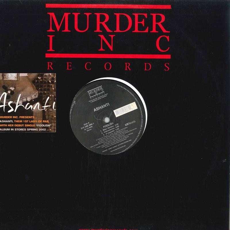 

12inch Record ASHANTI - Foolish 3145889861 Murder Inc Reco 2002 US Rap & Hip-Hop/R&B Used