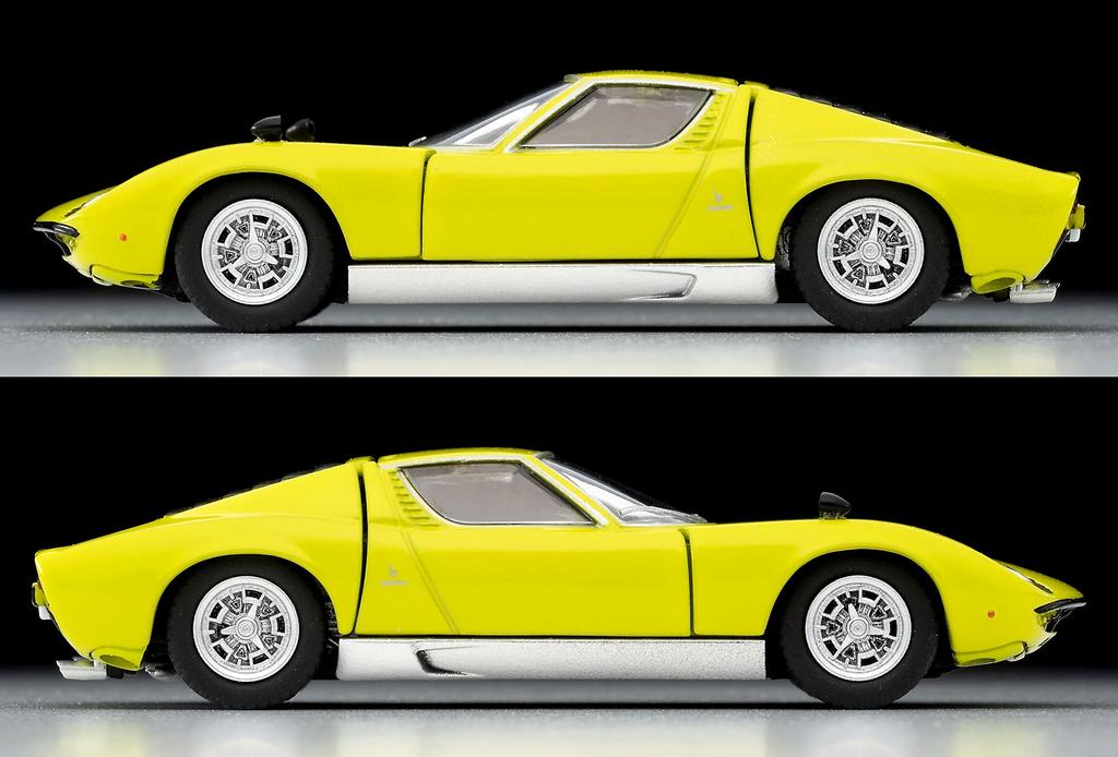TOMYTEC Tomica Limited Vintage LV Lamborghini Miura S Yellow Green Finished Product 318880 Unisex 1/64
