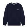 New Balance French Terry Small Logo Sweatshirt Men woMen Unisex Long Sleeve Navy