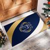 Tappeto in Velluto di Cristallo con Stampa Calcio Everton, Comodo Assorbente d'Acqua Antiscivolo Tappeto per Pavimenti Interni