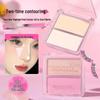 Mingxi Zhi Dual-Color Contour & Highlight Palette for Face, Under-Eye, Nose, Shadow, Blush, and Shading - All-in-One.