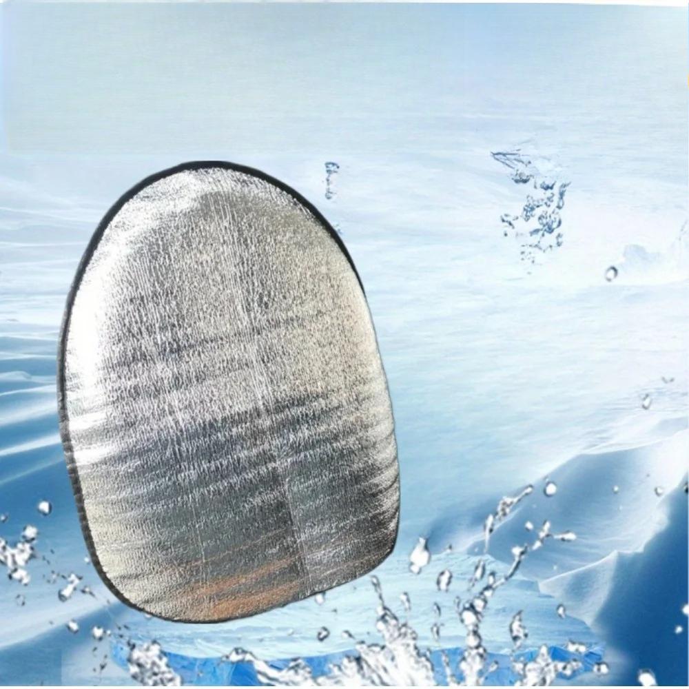 

2 шт. Высококачественный солнцезащитный козырек на рулевое колесо автомобиля - Двойная толстая фольга, Солнцезащитный козырек на рулевое колесо, Автомобильный солнцезащитный экран на рулевое колесо