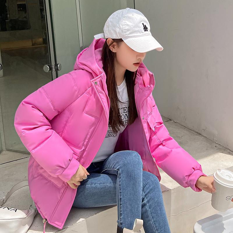 Hooded small  clothes women's new design sense niche coat winter down  jacket student  clothes