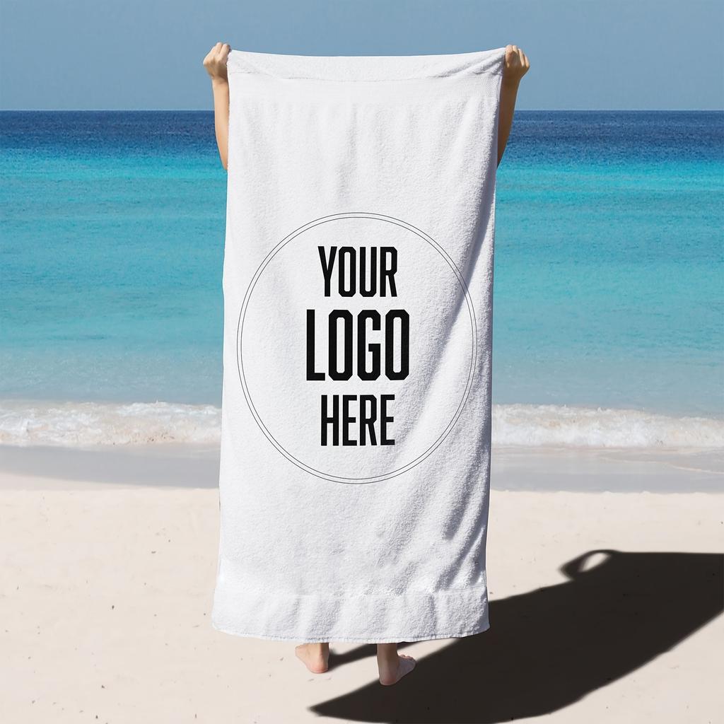 Personalized Custom Beach Towel Customized Photo/Logo Oversized Microfiber Towel Summer Party Gift For Beach Swimming Bath Sport
