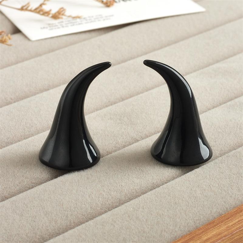 

Хэллоуин Дьявольские рога Ободок Сделай сам Аксессуары для косплея для костюмированных вечеринок 1 pair чёрный