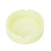 Portable Ashtray Glow In The Dark Luminous Silicone Soft Ashtray for Smoking Cigarette Cigar Round Durable Ashtray