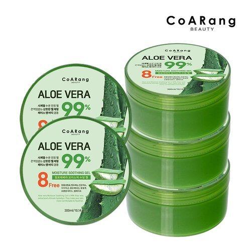[COARANG] Aloe Vera 99 Moisture Soothing Gel 300ml x 5_636993