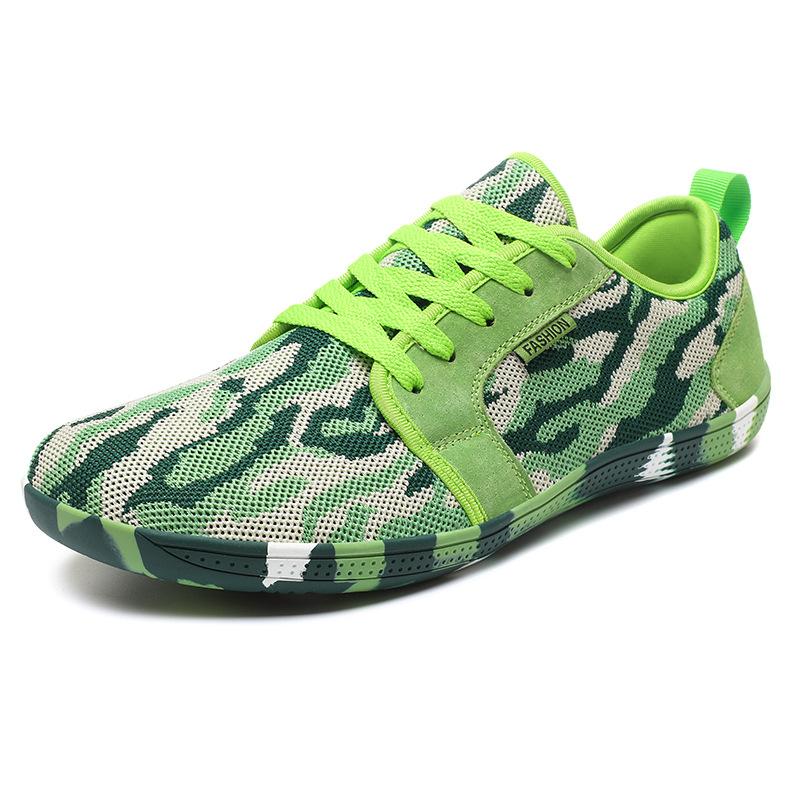 Large Size Comfortable Fly-woven Casual Shoes, Light, Breathable and Non-slip Indoor Fitness Shoes, Barefoot Running Tide Shoes