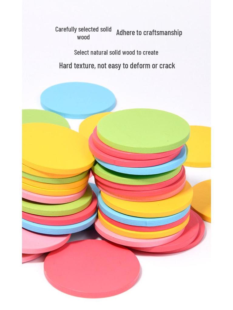 Montessori Color Sorting Cups and Educational Toys for Toddlers: Cognitive and Matching Training Aids