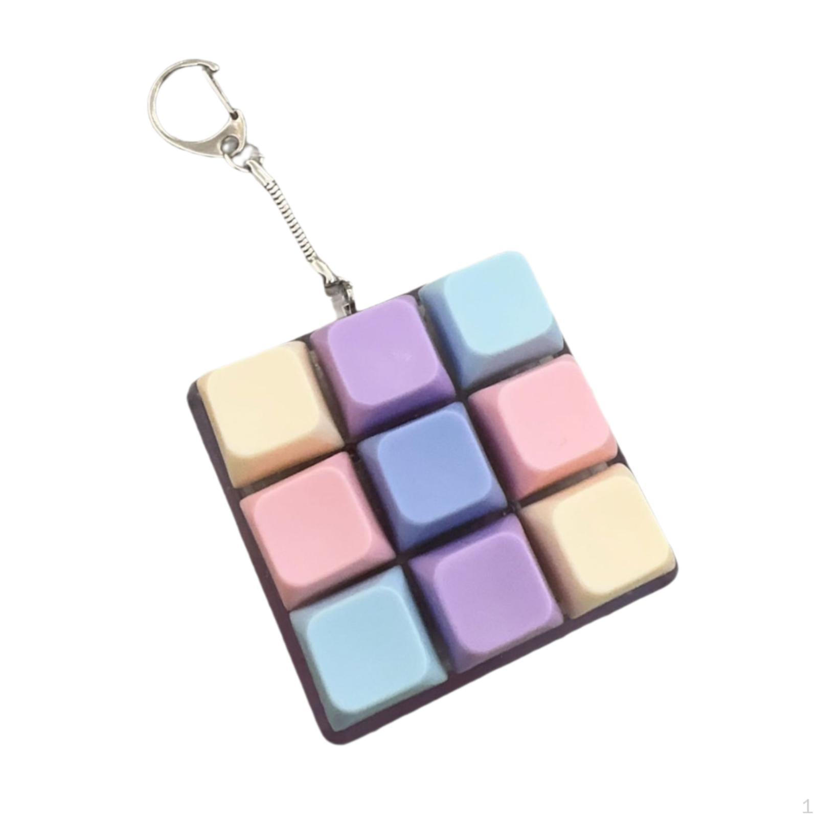 

Антистресс Брелок для Клавиатуры, Компактная Игрушка для Вечеринки, с 9 Клавишами для Дня Рождения, Офиса, Дома, Style G