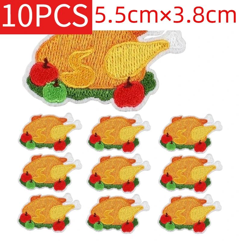 Wholesale Lots of Lots of Christmas Style Embroidery Horror Skull Patches Santa Pumpkin Thanksgiving Ironing Bag Decoration