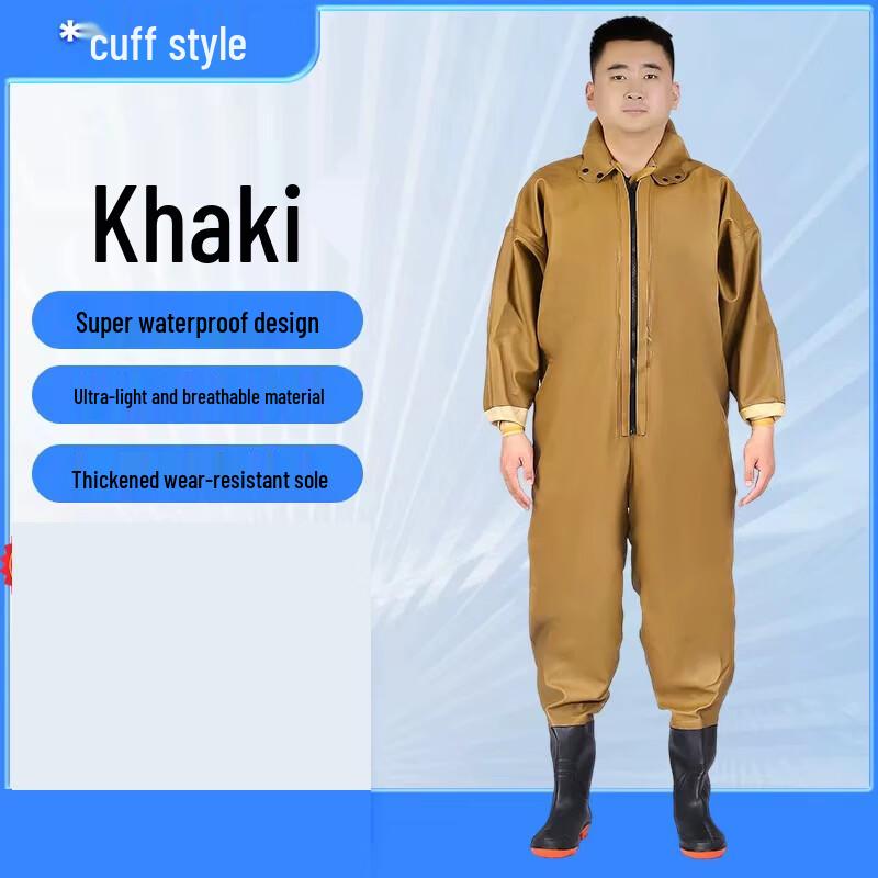 HUAJI Full Body Waterproof Wading Rain Suit