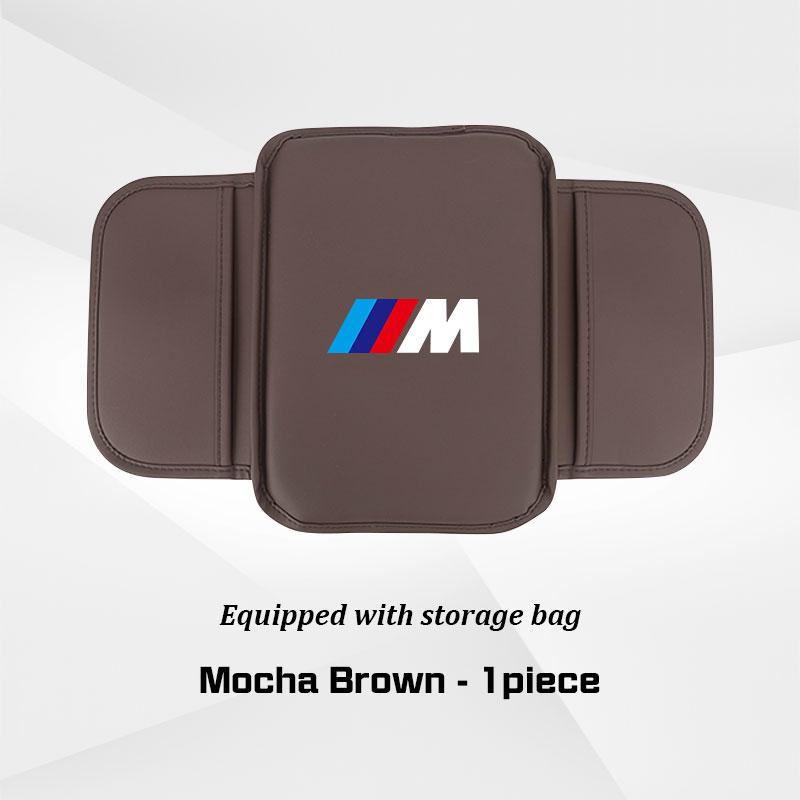 For BMW 1 2 3 5 6 7 Series X1 X3 X5 X6 X7 F48 E70 E90 E60 G30 Leather Car Center Console Protect Cover Storage Bag Armrest Mat EN0