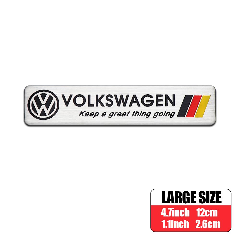 OPQ1 Car Accessories 3D Metal Alloy Car Motorsport Logo Body Trunk Sticker for Volkswagen VW Golf 6 7 8 Passat CC 4 Motion MTM Blue